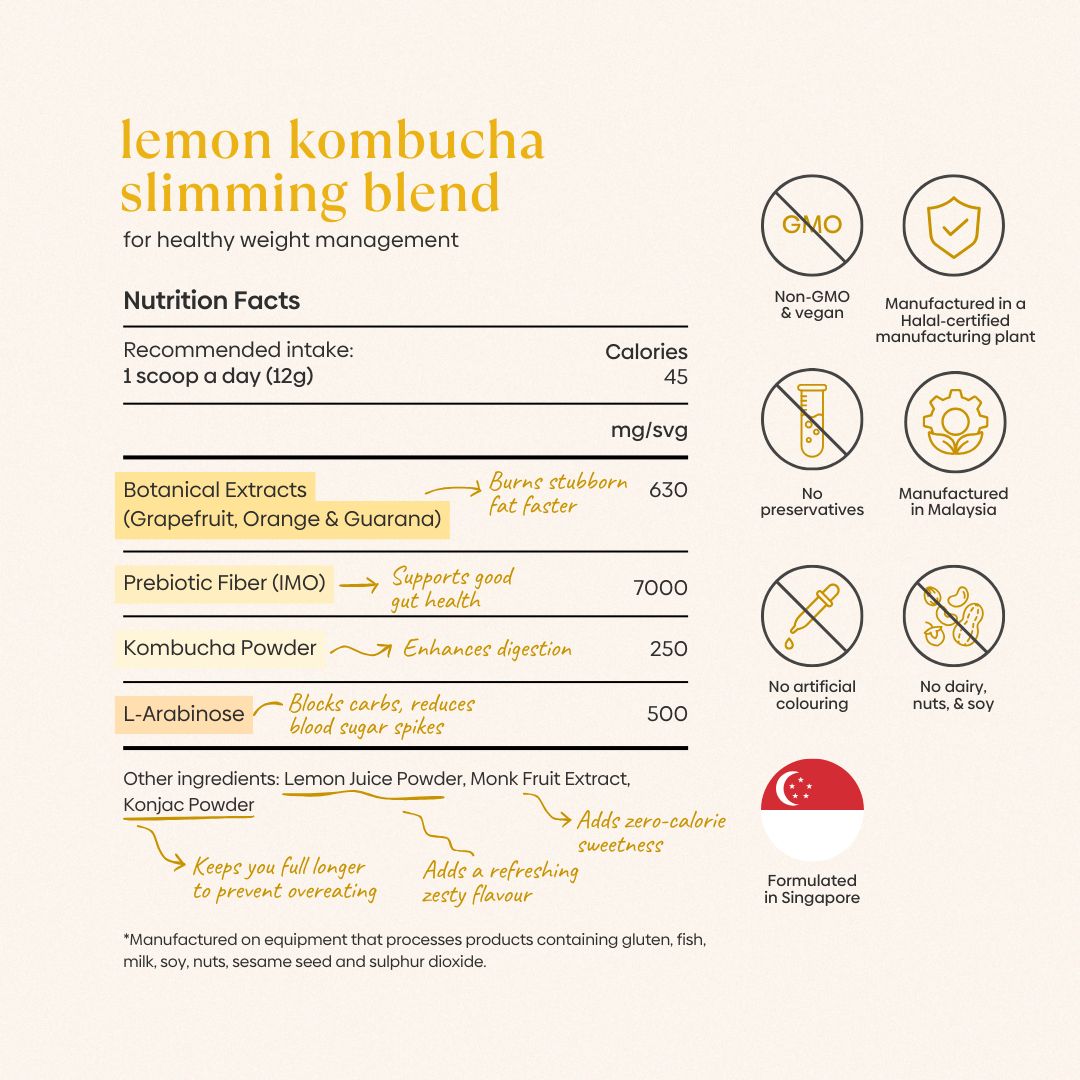 [New] Lemon & Kombucha Slimming Blend