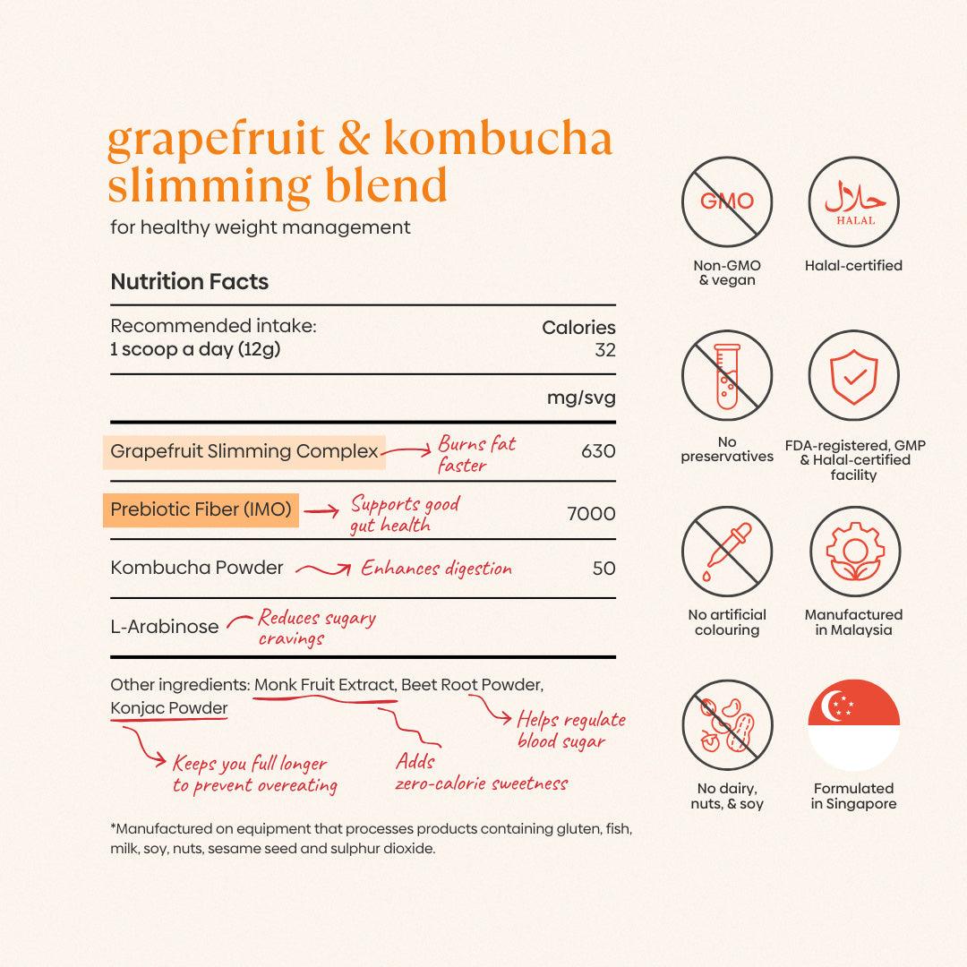 Grapefruit & Kombucha Slimming Blend